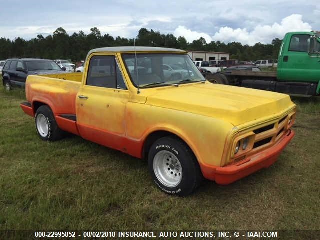 TCE142S516593 - 1972 GMC TRUCK YELLOW photo 1