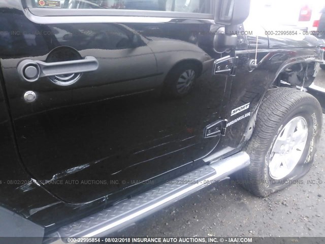 1C4AJWAG5GL343007 - 2016 JEEP WRANGLER SPORT 黑色 照片 6