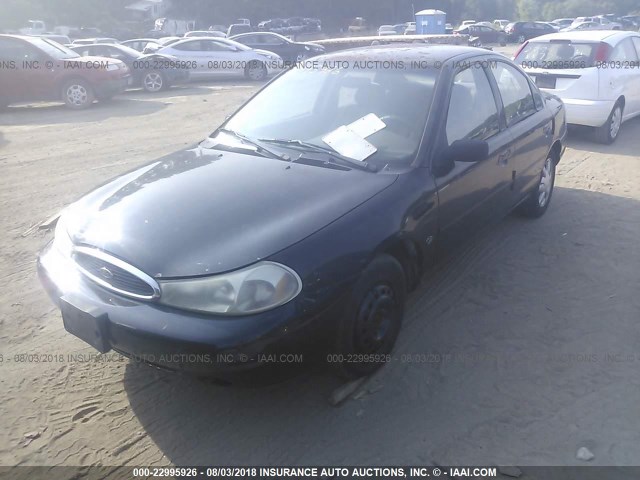 3FAFP6639YM108092 - 2000 FORD CONTOUR SE BLACK photo 2