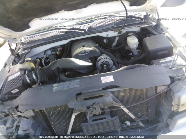 1GCEC19Z47Z173417 - 2007 CHEVROLET SILVERADO C1500 CLASSIC WHITE photo 10