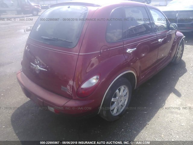 3A4FY58B67T505537 - 2007 CHRYSLER PT CRUISER TOURING MAROON photo 4