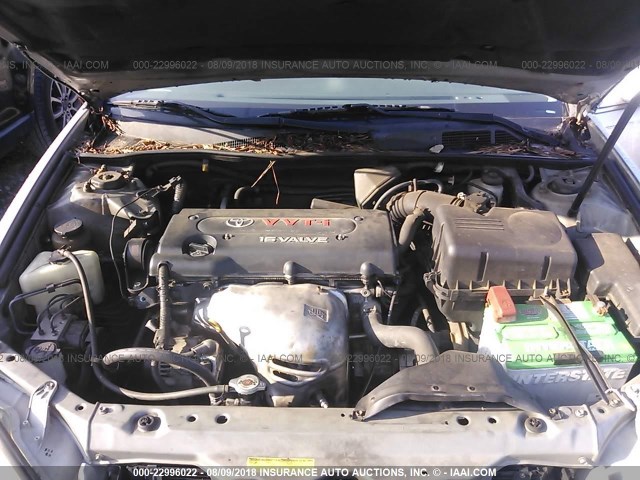 4T1BE32K02U581808 - 2002 TOYOTA CAMRY LE/XLE/SE Gümüş foto 10