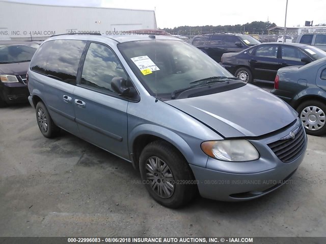 1C4GP45RX5B308619 - 2005 CHRYSLER TOWN & COUNTRY  BLUE photo 1