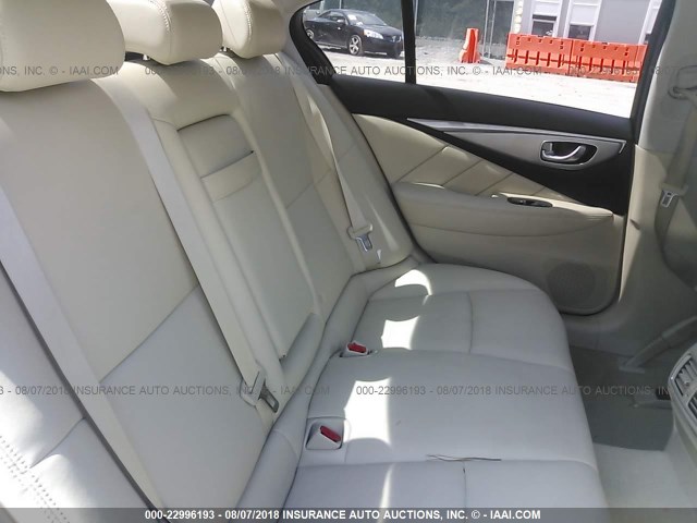 JN1BV7AR4EM686854 - 2014 INFINITI Q50 PREMIUM/SPORT WHITE photo 8