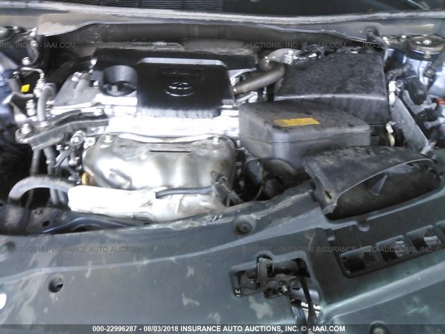 4T4BF1FK2FR461094 - 2015 TOYOTA CAMRY LE/XLE/SE/XSE Dark Blue photo 10