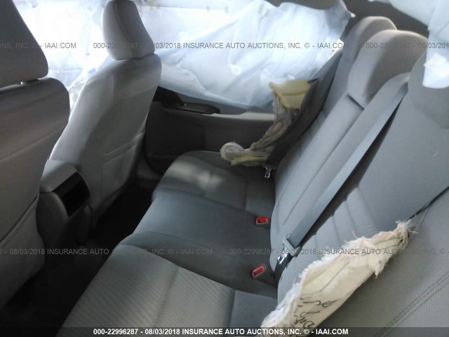 4T4BF1FK2FR461094 - 2015 TOYOTA CAMRY LE/XLE/SE/XSE Dark Blue photo 8