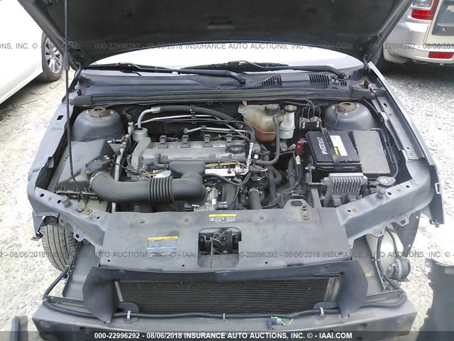 1G1ZS58F67F128475 - 2007 CHEVROLET MALIBU LS ნაცრისფერი ფოტო 10