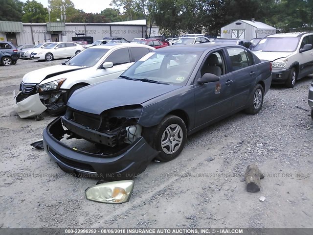 1G1ZS58F67F128475 - 2007 CHEVROLET MALIBU LS ნაცრისფერი ფოტო 2
