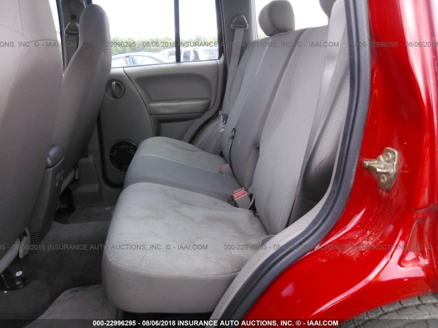 1J4GK48K53W637628 - 2003 JEEP LIBERTY SPORT/FREEDOM წითელი ფოტო 8