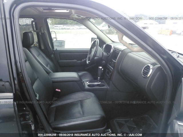 1FMEU75837UA68213 - 2007 FORD EXPLORER LIMITED BLACK photo 5