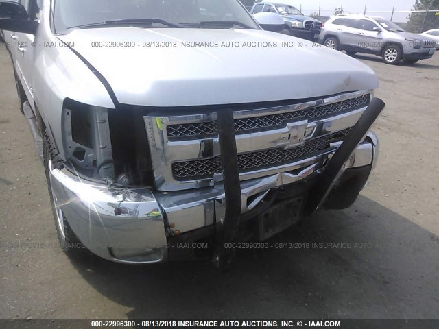 3GCPKSE75CG272554 - 2012 CHEVROLET SILVERADO K1500 LT SILVER photo 6