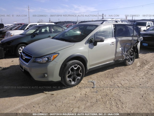 JF2GPAMC7F8219280 - 2015 SUBARU XV CROSSTREK 2.0 LIMITED SILVER photo 2