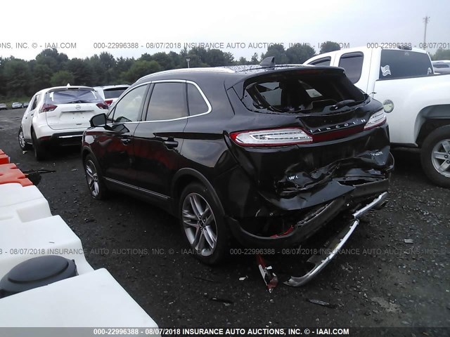 5LMCJ2A92FUJ18774 - 2015 LINCOLN MKC BLACK photo 3