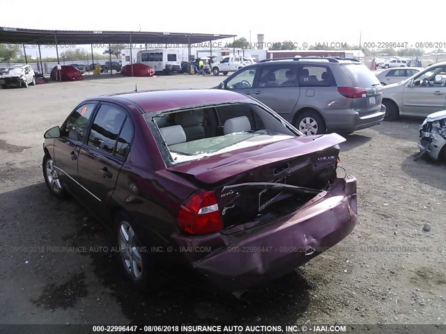 1G1ZU57N57F239313 - 2007 CHEVROLET MALIBU LTZ 栗色 照片 3
