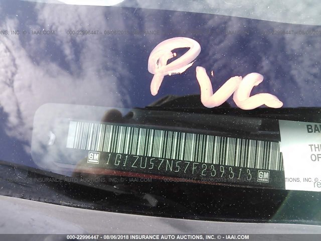 1G1ZU57N57F239313 - 2007 CHEVROLET MALIBU LTZ 栗色 照片 9