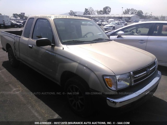 4TAVL52N8XZ460866 - 1999 TOYOTA TACOMA XTRACAB TAN photo 1