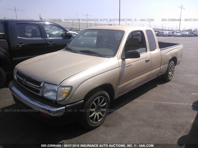 4TAVL52N8XZ460866 - 1999 TOYOTA TACOMA XTRACAB TAN photo 2