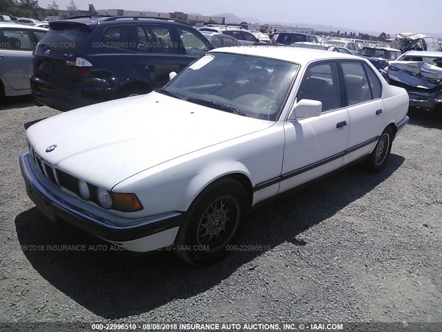 WBAGB4310NDB70220 - 1992 BMW 735 I AUTOMATIC WHITE photo 2