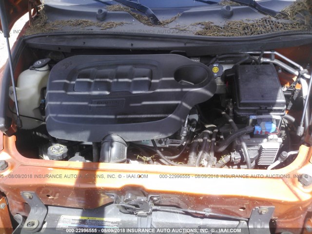 3GNDA13D87S629938 - 2007 CHEVROLET HHR LS ნარინჯისფერი ფოტო 10