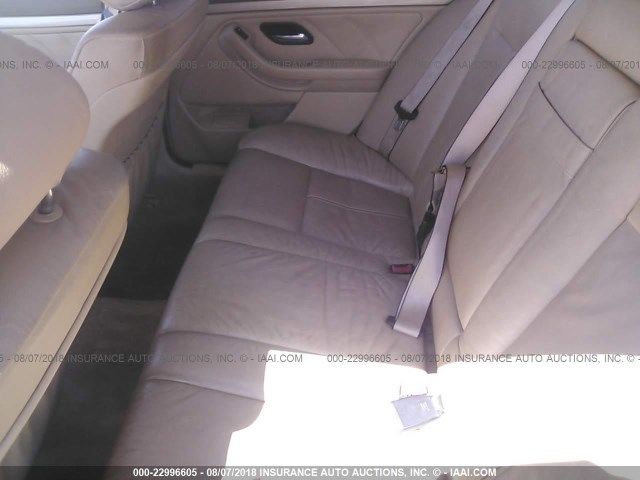 WBADM6349XGU00872 - 1999 BMW 528 I AUTOMATIC WHITE photo 8