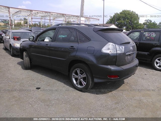 JTJHW31U660040920 - 2006 LEXUS RX 400 GRAY photo 3