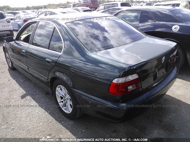 WBADT43423G031659 - 2003 BMW 525 I AUTOMATIC GREEN photo 3