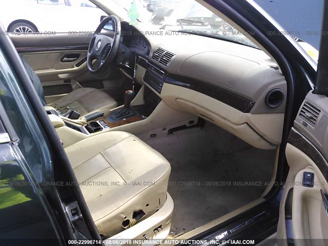 WBADT43423G031659 - 2003 BMW 525 I AUTOMATIC GREEN photo 5