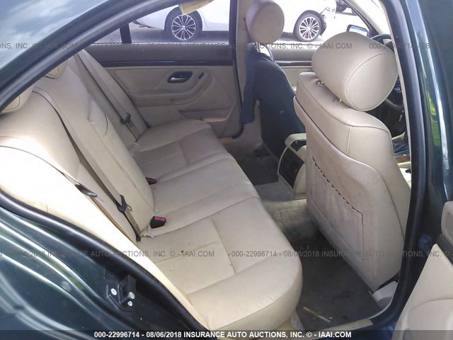 WBADT43423G031659 - 2003 BMW 525 I AUTOMATIC GREEN photo 8