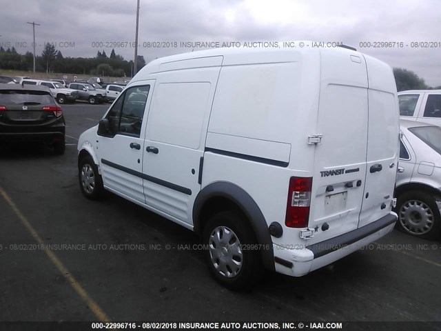 NM0LS7BN7DT168163 - 2013 FORD TRANSIT CONNECT XLT WHITE photo 3