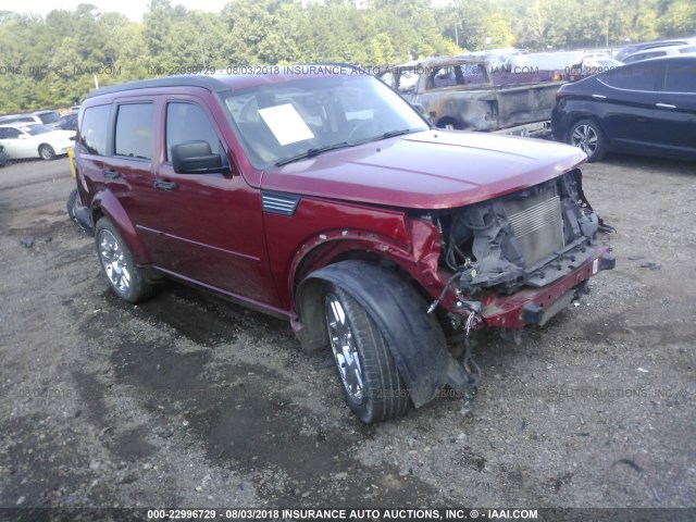 1D8GU58668W197128 - 2008 DODGE NITRO R/T RED photo 1