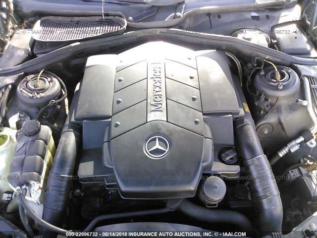 WDBNG70J62A247554 - 2002 MERCEDES-BENZ S 430 GRAY photo 10