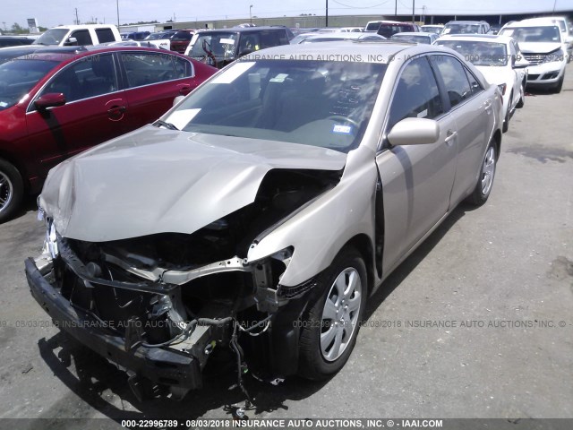 4T1BE46K48U787920 - 2008 TOYOTA CAMRY CE/LE/XLE/SE GOLD photo 2