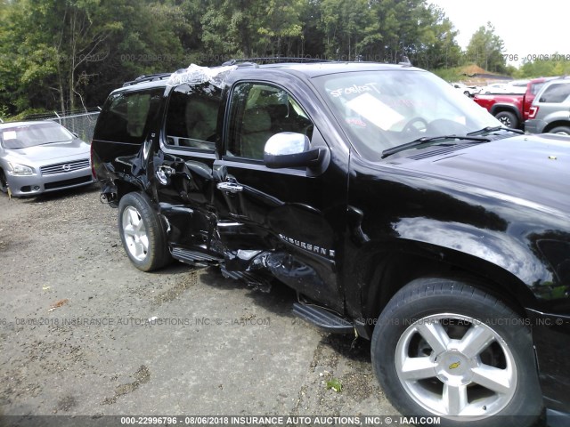 3GNFC16008G199337 - 2008 CHEVROLET SUBURBAN C1500  LS BLACK photo 6