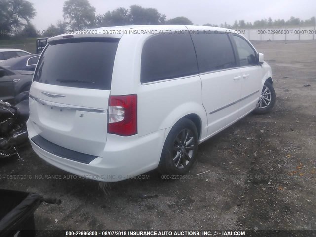 2C4RC1HG8FR582904 - 2015 CHRYSLER TOWN & COUNTRY S WHITE photo 4