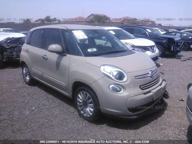 ZFBCFABH9EZ020001 - 2014 FIAT 500L EASY TAN photo 1