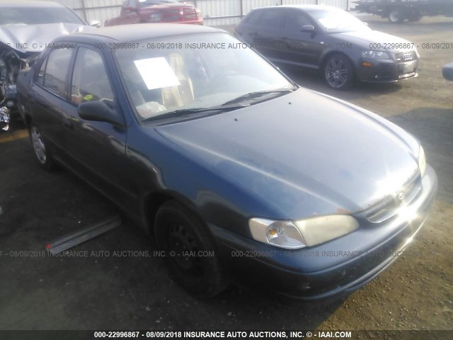 1NXBR12E2YZ321079 - 2000 TOYOTA COROLLA VE/CE/LE 蓝色 照片 1
