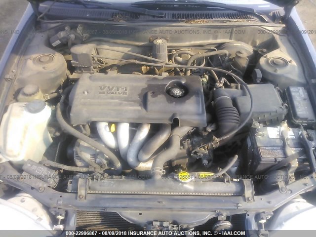 1NXBR12E2YZ321079 - 2000 TOYOTA COROLLA VE/CE/LE 蓝色 照片 10