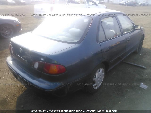 1NXBR12E2YZ321079 - 2000 TOYOTA COROLLA VE/CE/LE 蓝色 照片 4