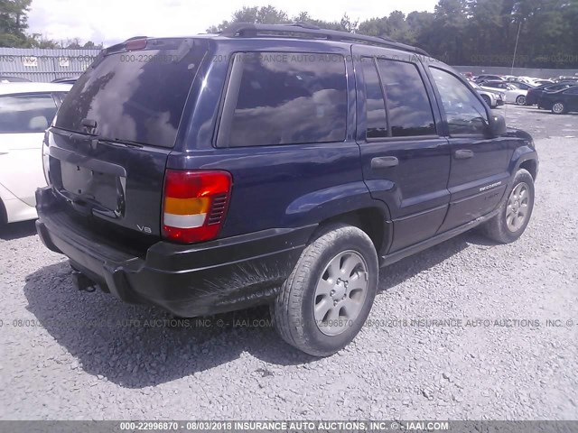 1J4GW48N24C433645 - 2004 JEEP GRAND CHEROKEE LAREDO/COLUMBIA/FREEDOM 蓝色 照片 4