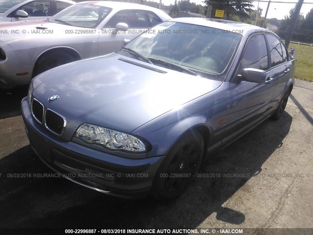 WBAAM3336XCA84026 - 1999 BMW 323 I AUTOMATIC BLUE photo 2