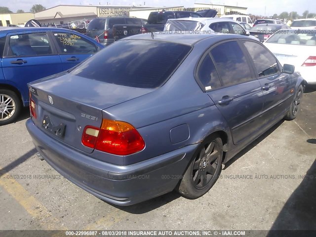 WBAAM3336XCA84026 - 1999 BMW 323 I AUTOMATIC BLUE photo 4