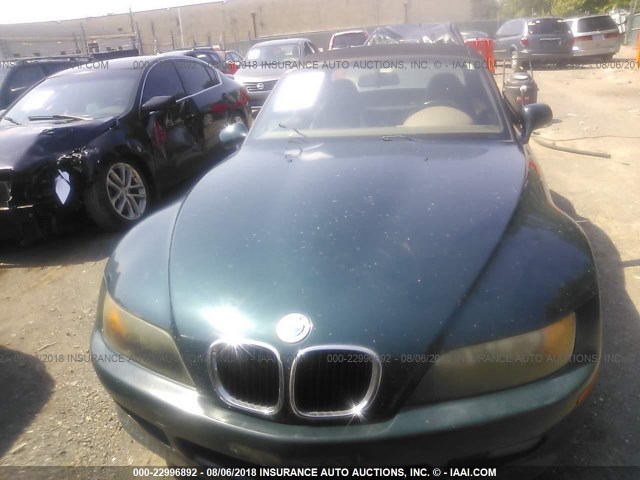 4USCH7325VLB78646 - 1997 BMW Z3 1.9 GREEN photo 6