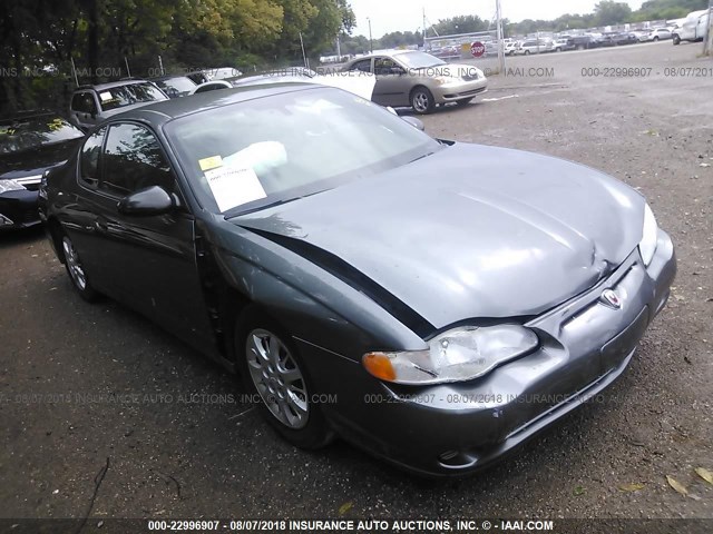 2G1WW12E759324740 - 2005 CHEVROLET MONTE CARLO LS 灰色 照片 1