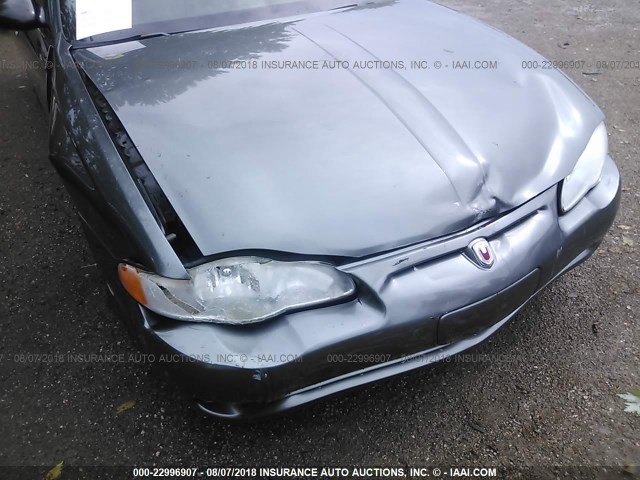 2G1WW12E759324740 - 2005 CHEVROLET MONTE CARLO LS 灰色 照片 6