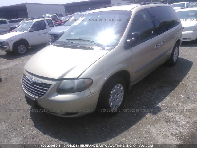 1C8GJ45301B125381 - 2001 CHRYSLER VOYAGER LX TAN photo 2