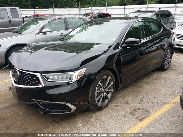 19UUB2F38JA008305 - 2018 ACURA TLX BLACK photo 2