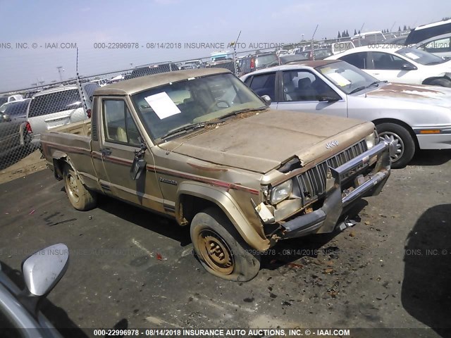 1J7FT36L6KL429842 - 1989 JEEP COMANCHE PIONEER GOLD photo 1