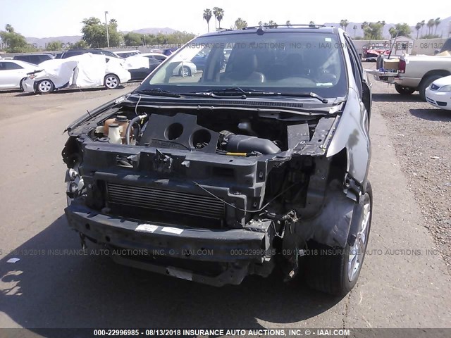 2FMDK3K95DBB58889 - 2013 FORD EDGE LIMITED GRAY photo 6