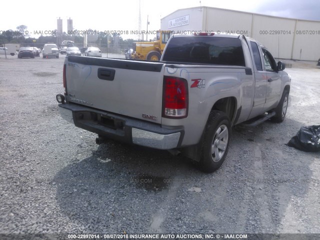 2GTEK290091124365 - 2009 GMC SIERRA K1500 SLE SILVER photo 4