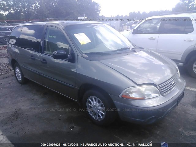 2FMZA51491BA96936 - 2001 FORD WINDSTAR LX GRAY photo 1